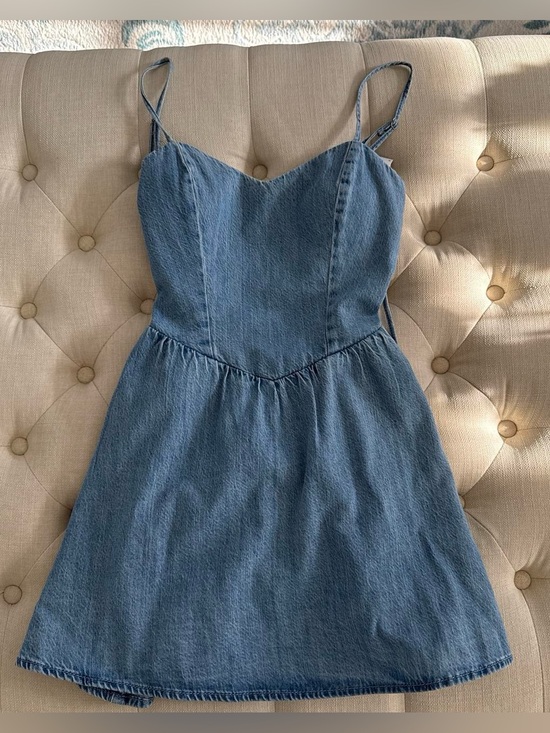 Hollister Dresses & Skirts - Hollister Light Wash Denim Dress - Blue